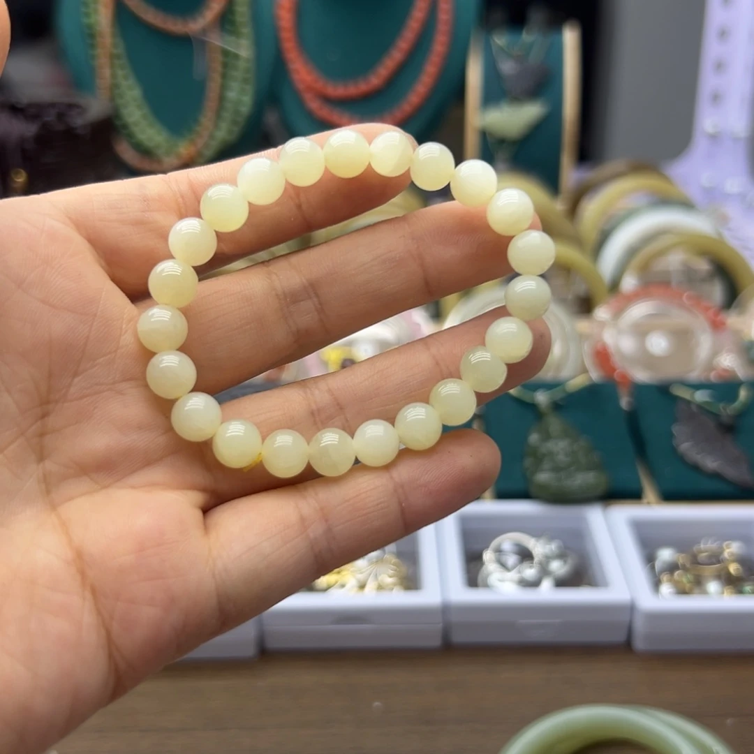 手链未镶嵌和田玉蜂蜜水卡8
