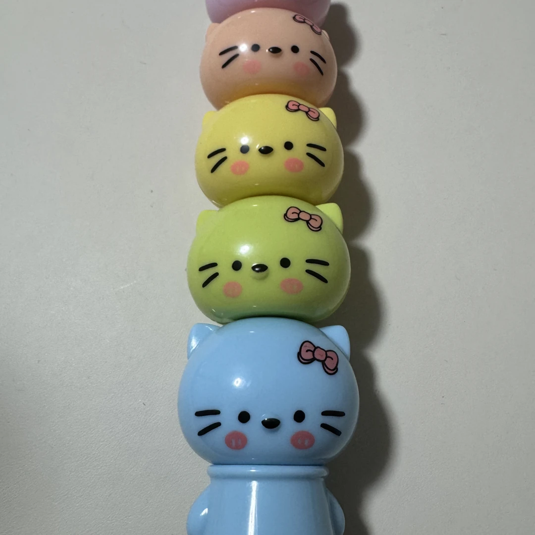 出手潮玩机器喵加菲猫加重招财猫外星铲屎官猫头猫笔5支
