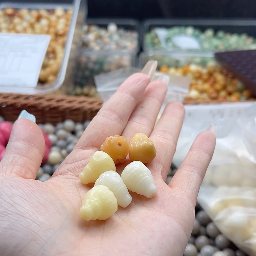 白玉菩提吊坠c c16mm/5+1颗