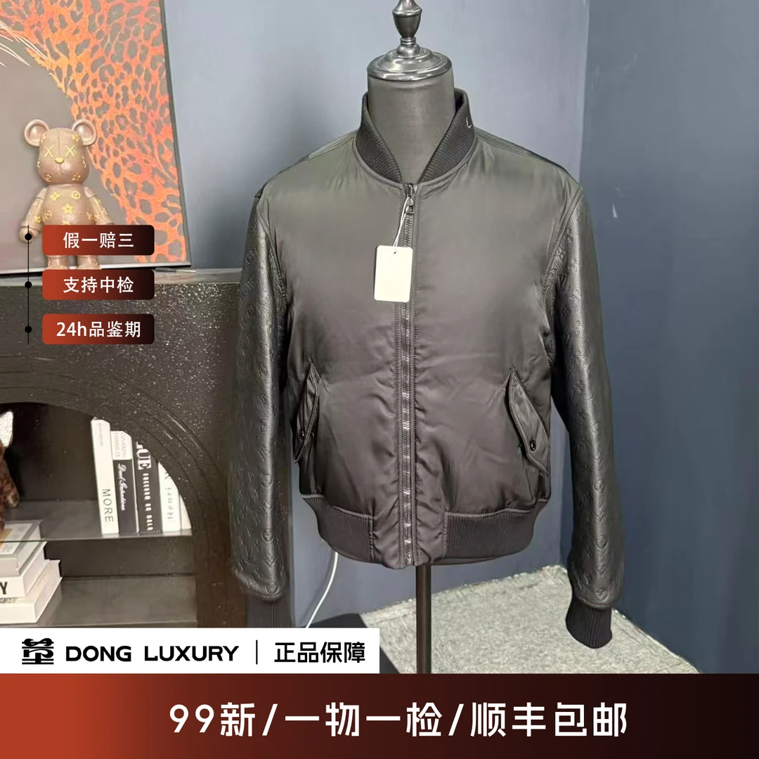 99新 LouisVuitton/路易威登 LV满印夹克棒球服外套/48码/IN0297