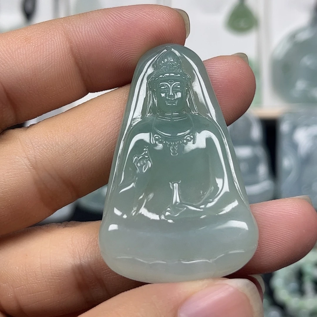 颈饰未镶嵌翡翠缅甸天然翡翠