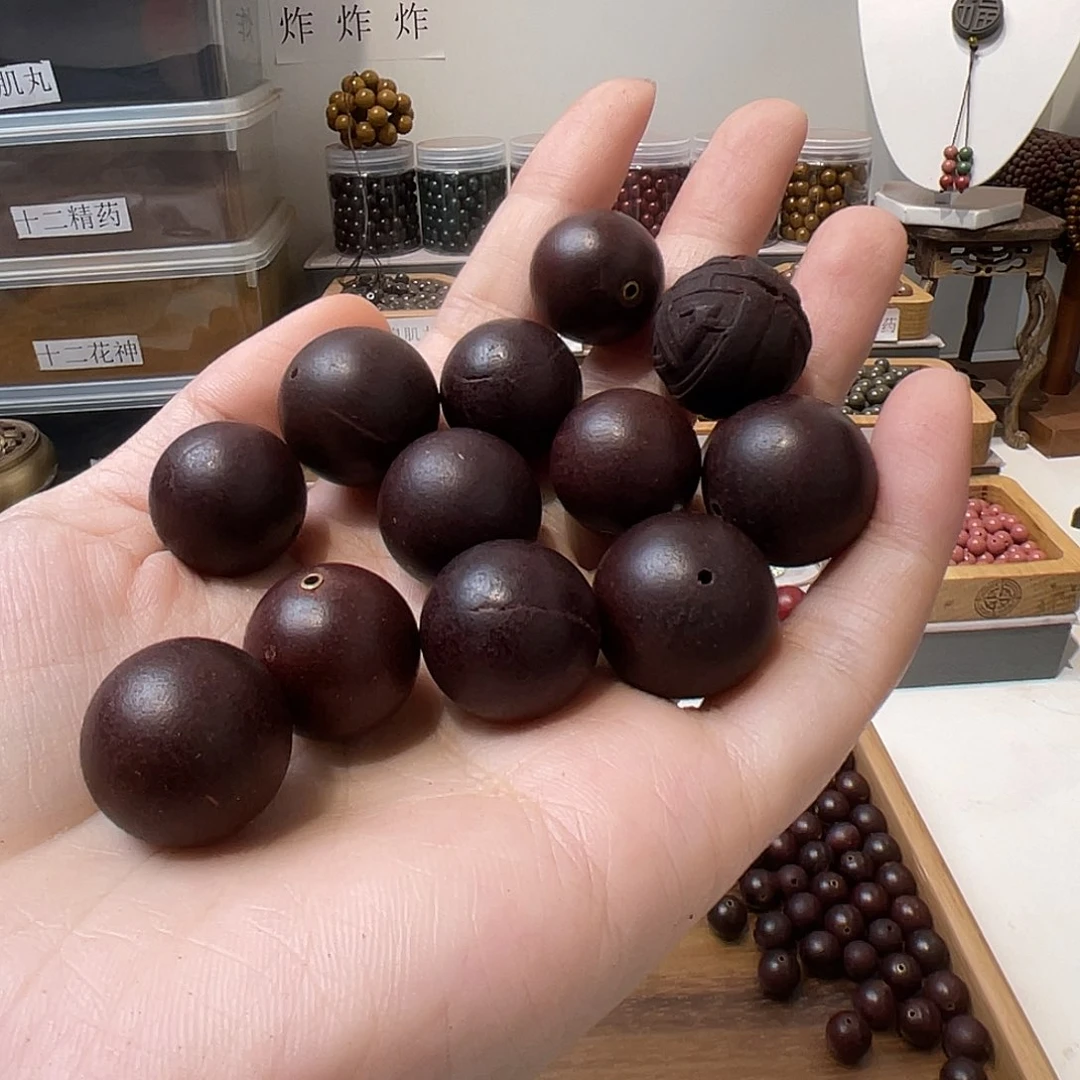 *****泥塑藏珠混穿单圈合香珠