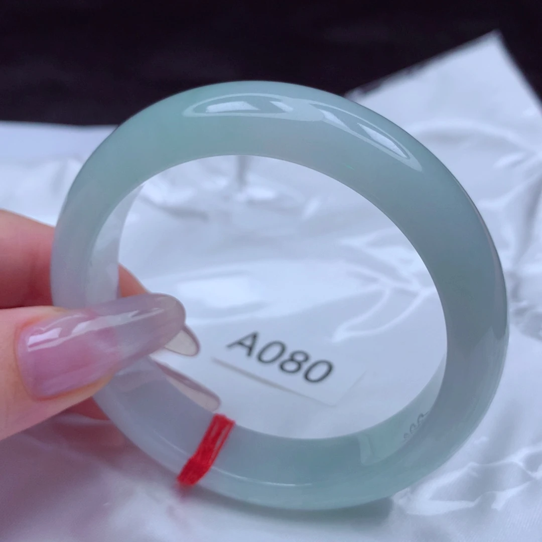 翡翠未镶嵌手镯手镯55