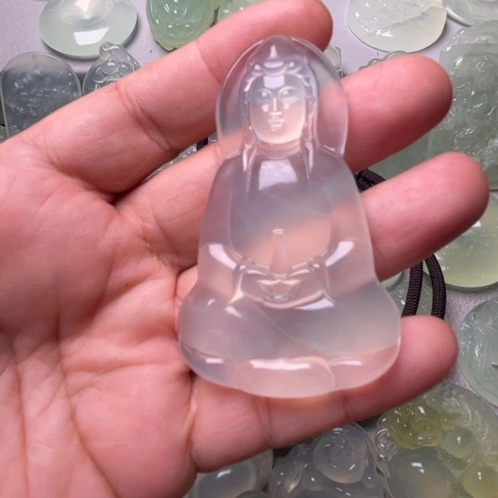 紫***来未镶嵌岫玉吊坠(赠链)