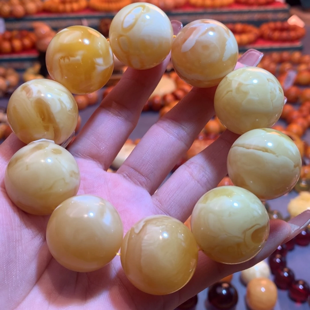 【闪购商品】未镶嵌琥珀手链蜜蜡
