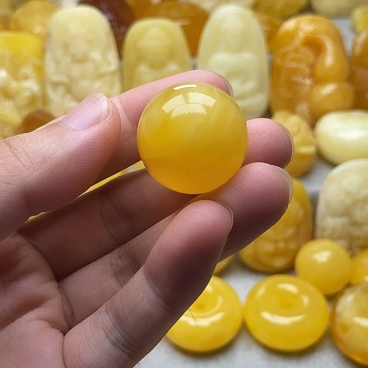 琥珀颈饰未镶嵌琥珀蜜蜡吊坠