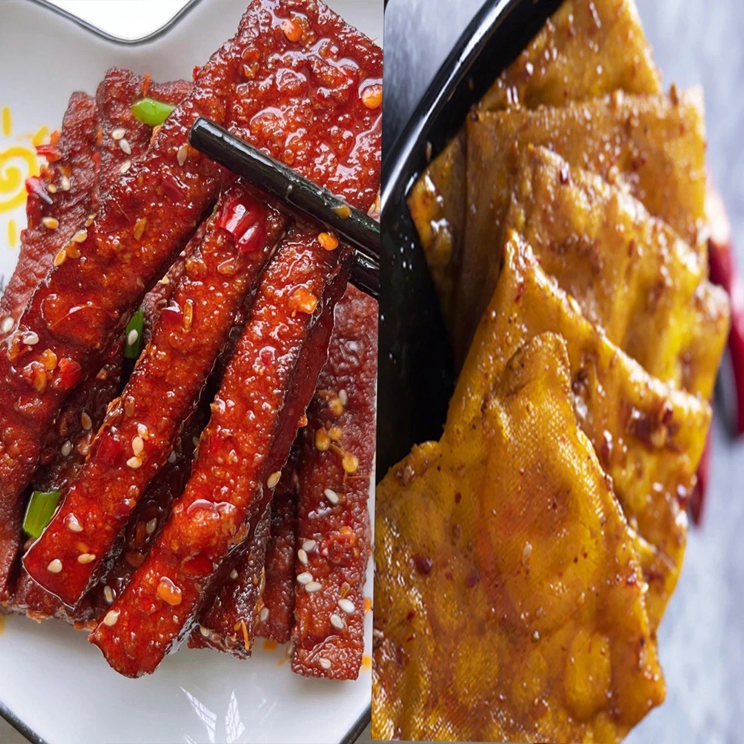 徐老板手工泡泡豆干150克*2包+兰花干100克*3包