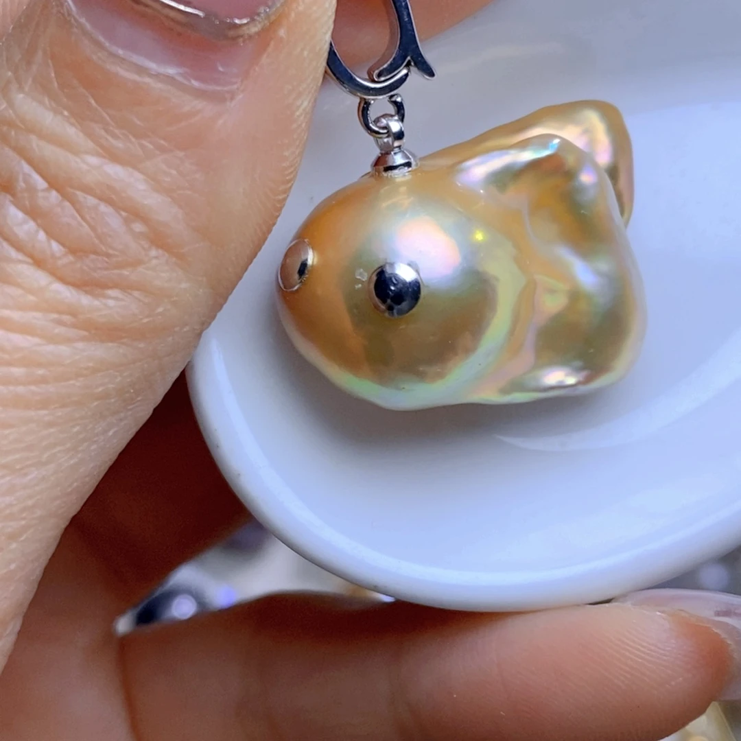 未镶嵌淡水珍珠吊坠