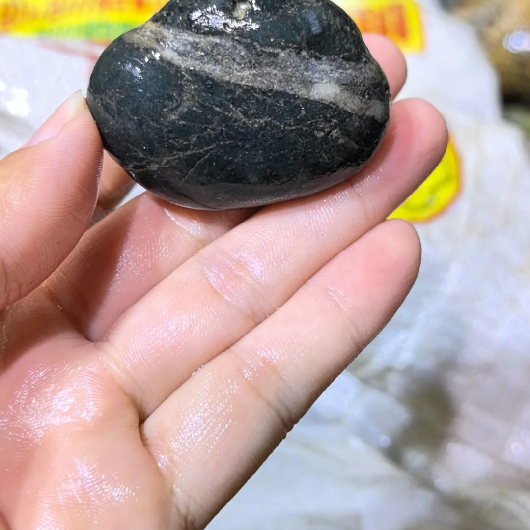 用***3有机玻璃藏玉药王石原石一个