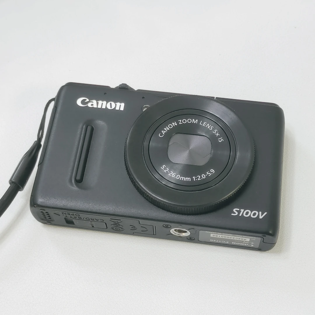 9新 Canon/佳能 s100v中文1210万像素5倍光学变焦冷白皮便携高清