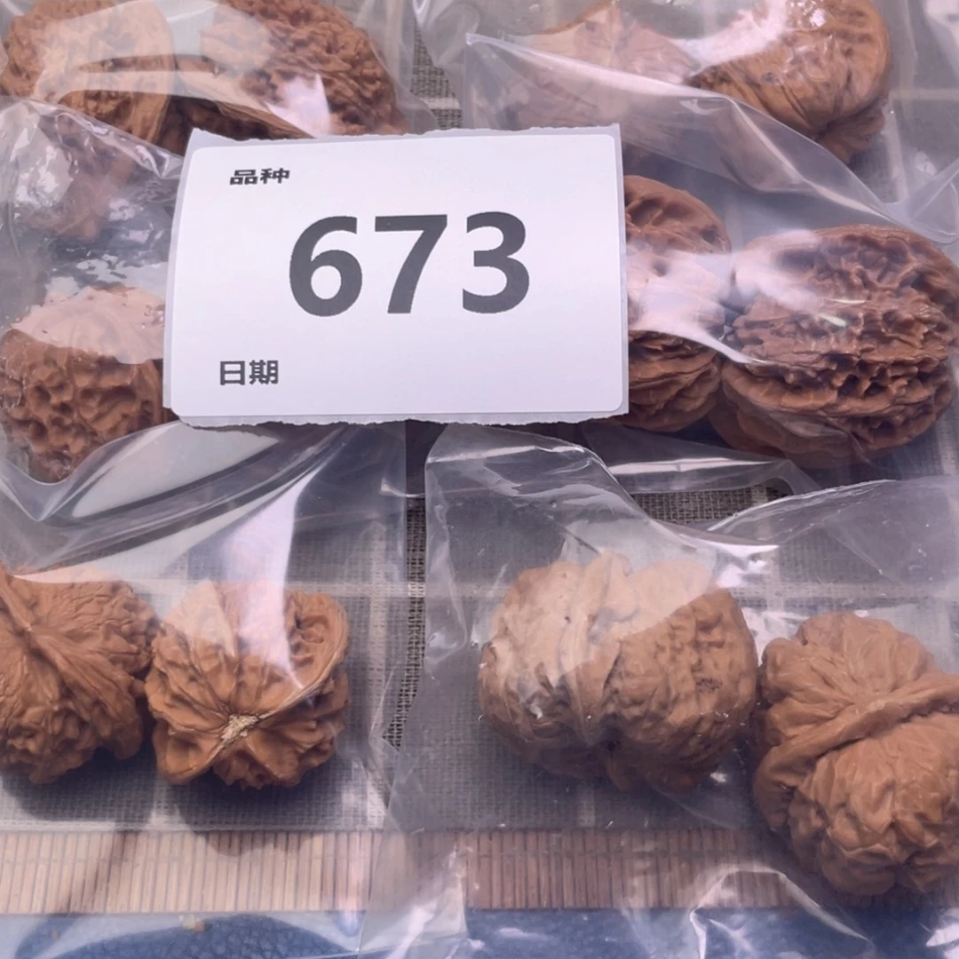 把件文玩核桃673号6对带练手蛙