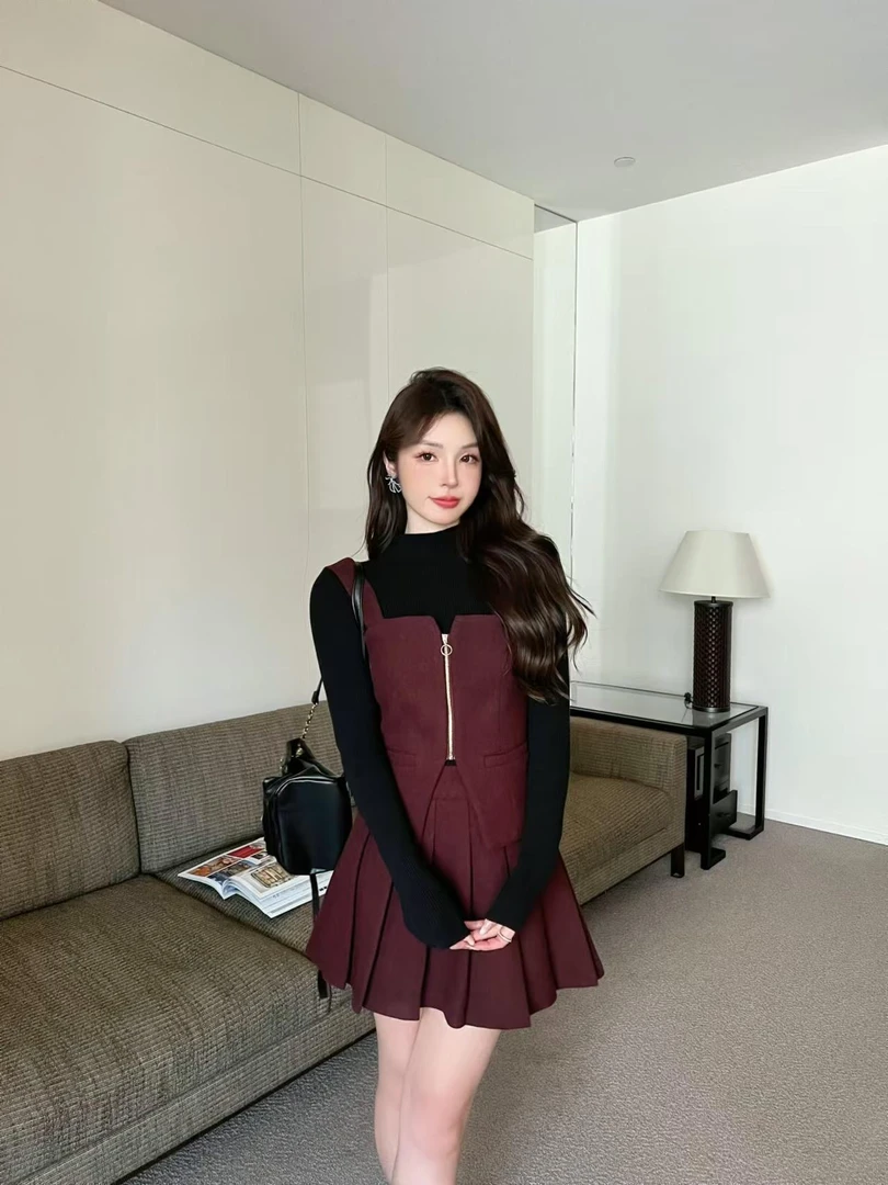 杨杨 MI2-时尚气质短裙套装B6468