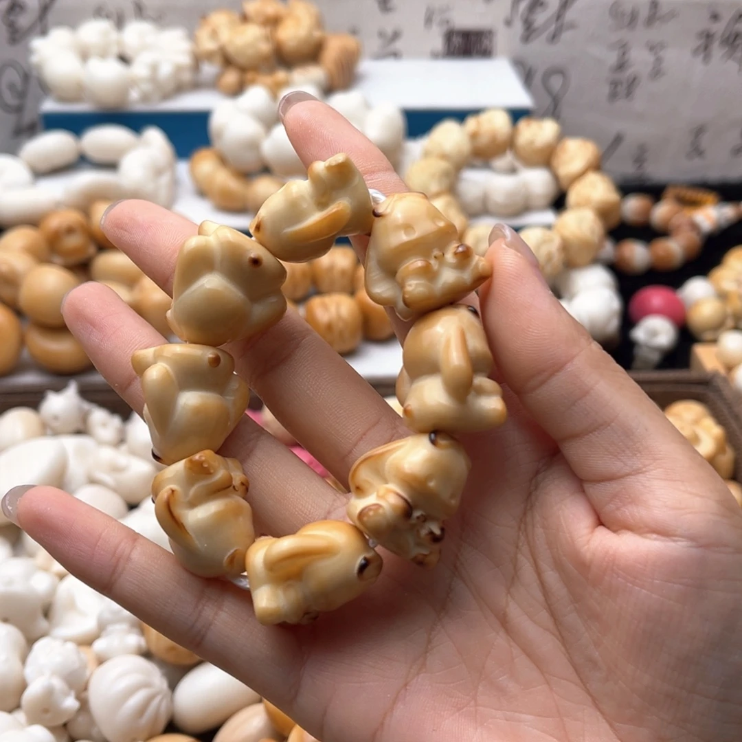 菩提根/象牙果吊坠布偶兔卡2526