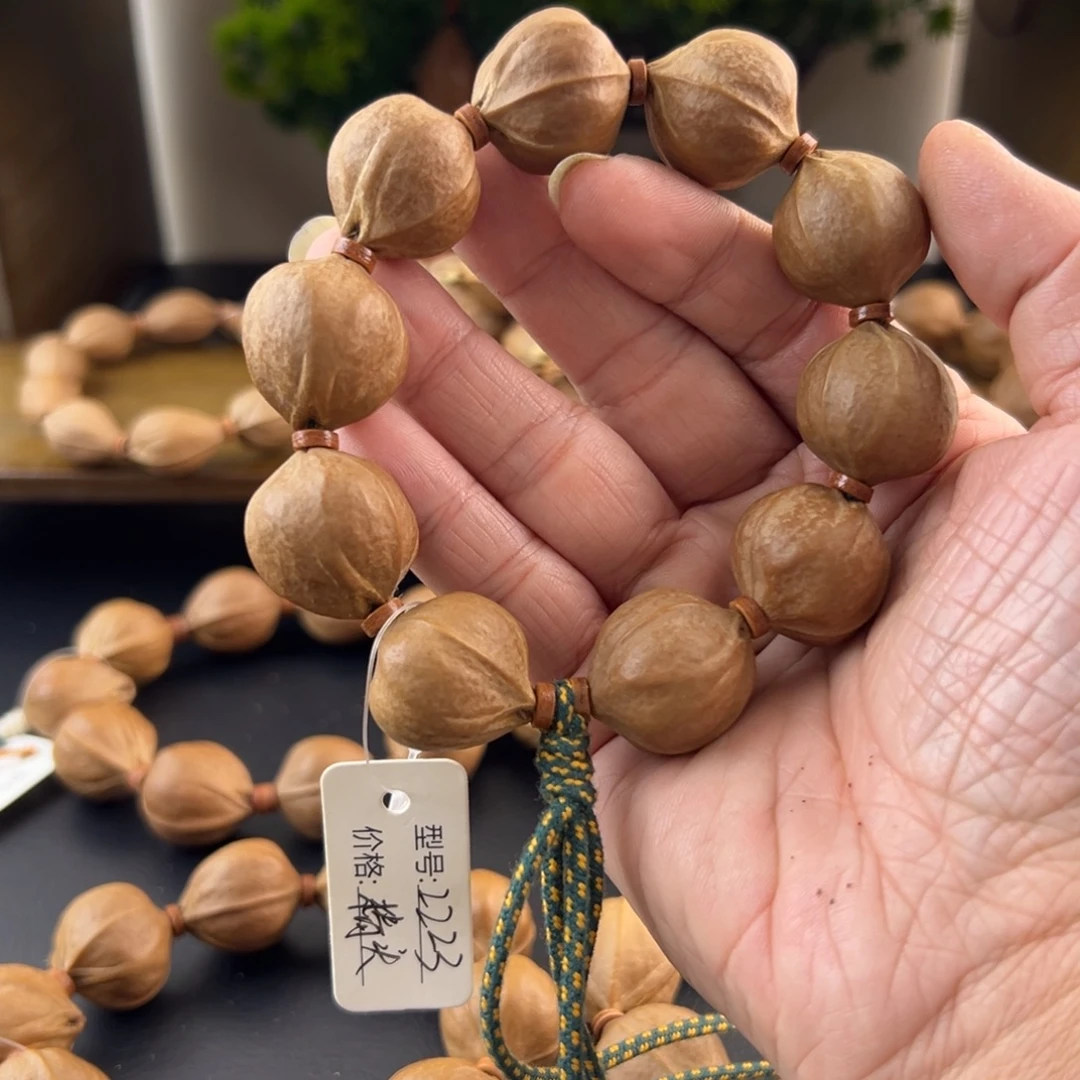 橄榄核吊坠梅林铁核老树核素串223精品款