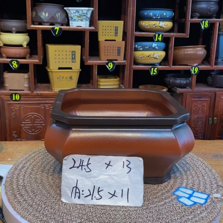 紫砂花盆紫砂花盆