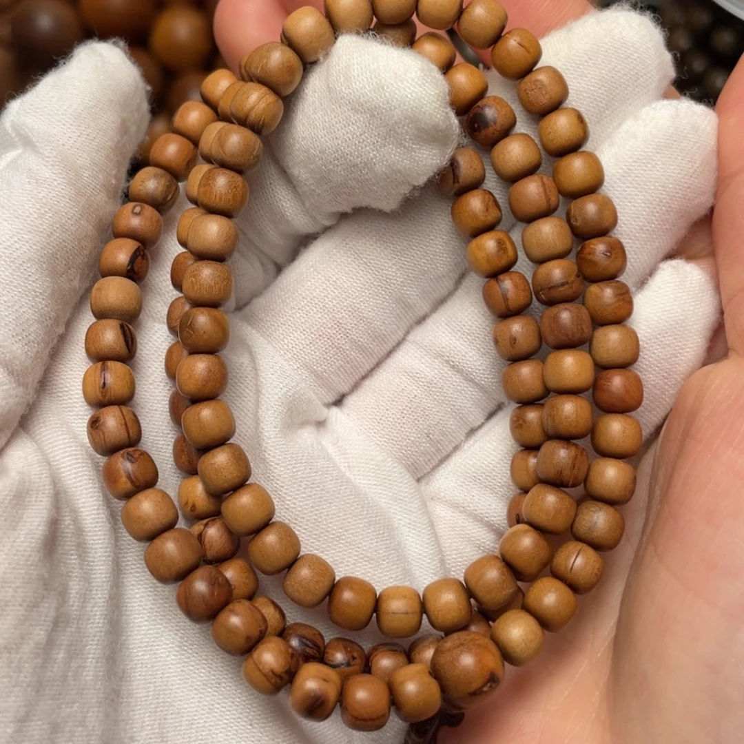 檀香木手串/手链迈索尔老山檀05/108瑕福利