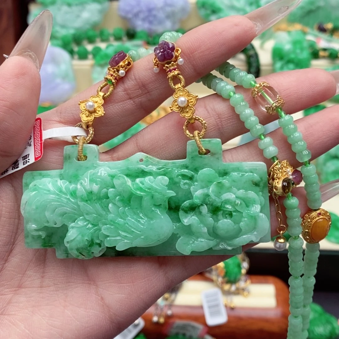 颈饰未镶嵌翡翠翡翠吊坠