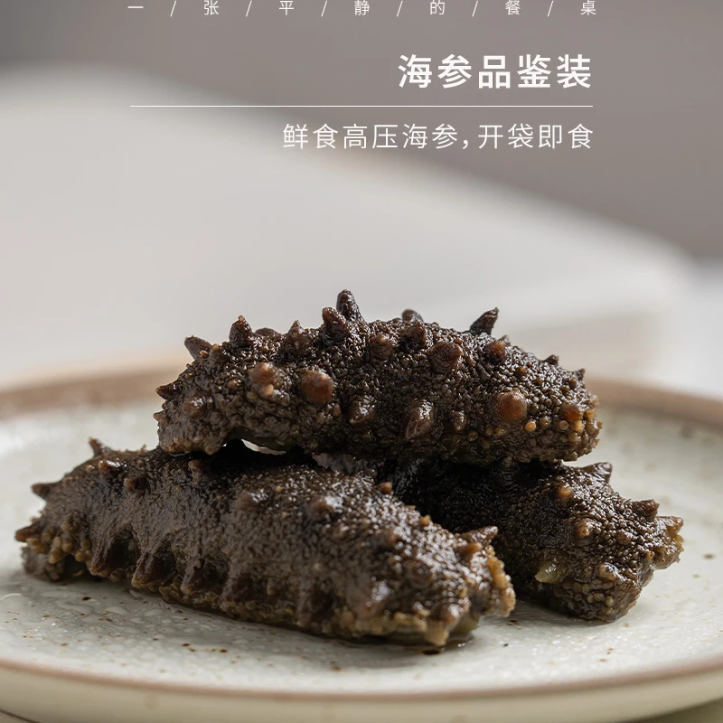 极客海参鲜食海参肉厚劲道自带鲜味独立包装开袋即食100g 顺丰