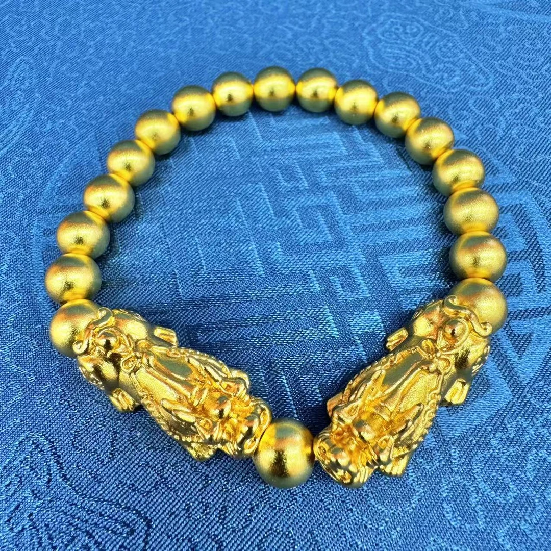 金红阁【徐总】新款吉祥瑞兽大貔貅圆珠手链【SPCL41】