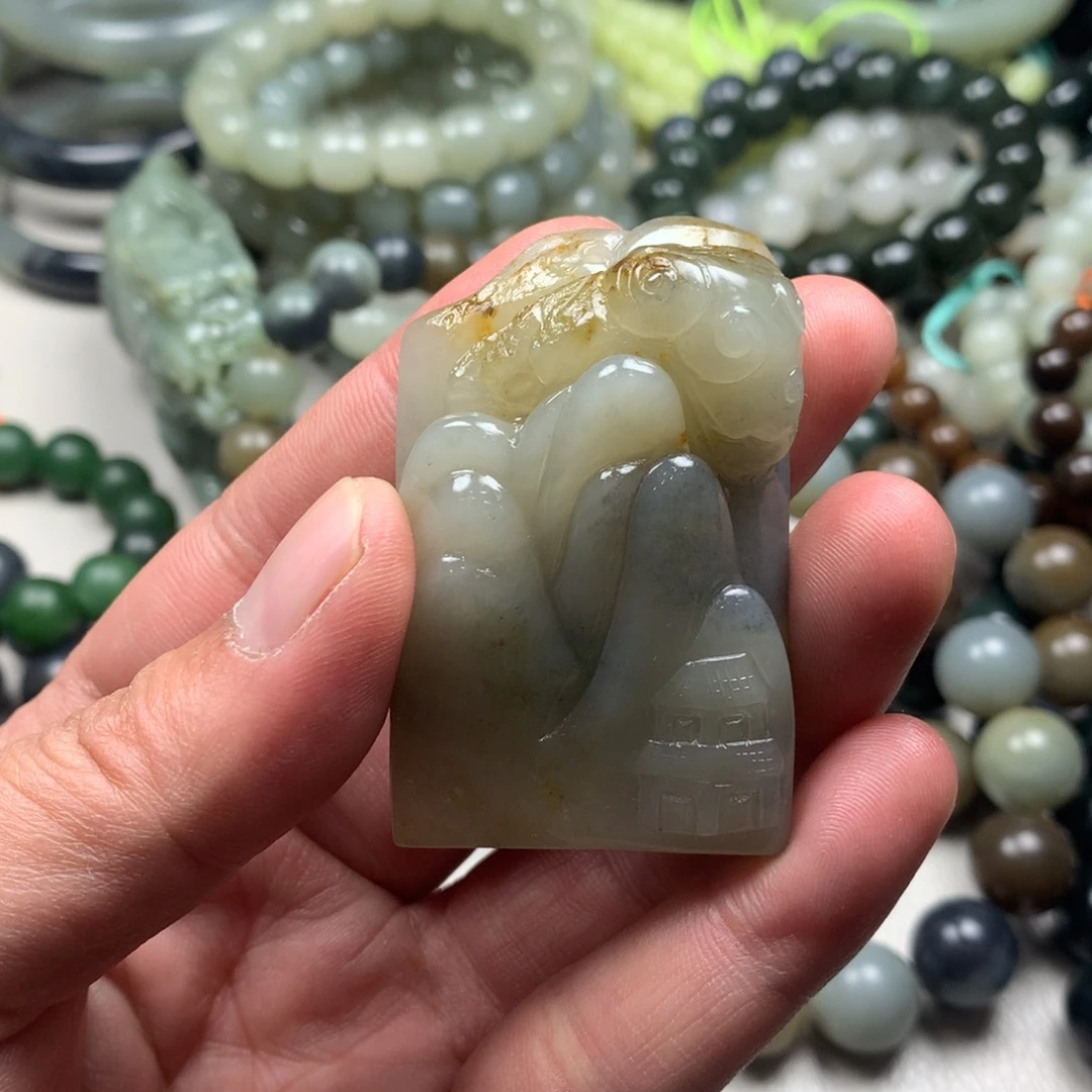 和田玉未镶嵌挂件尛*泽