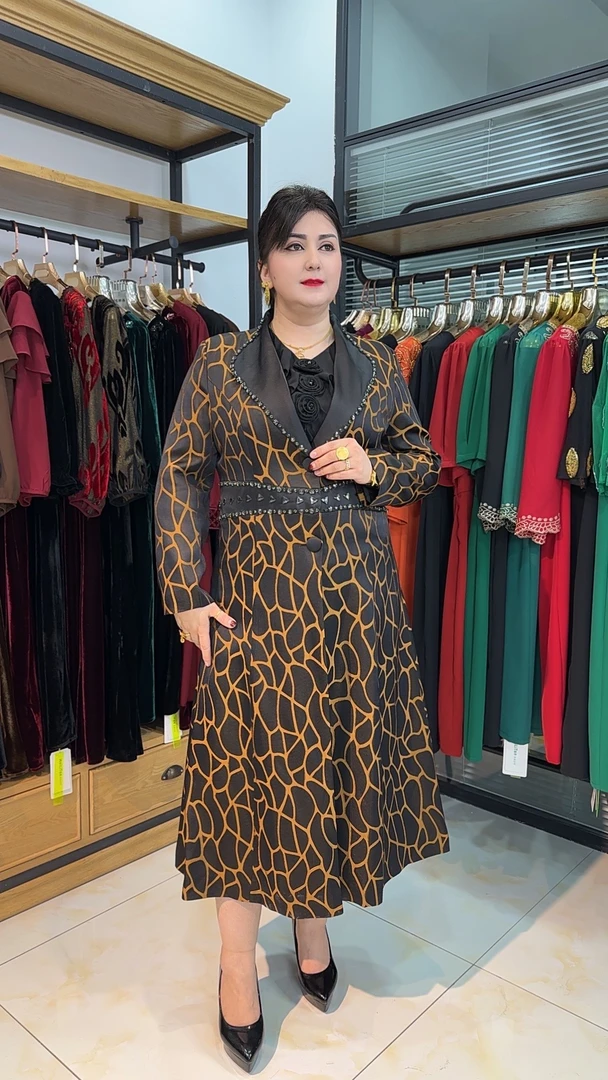 【MeiLiTan】中长款新款外套显瘦网红气质时尚复古重工设计师轻奢