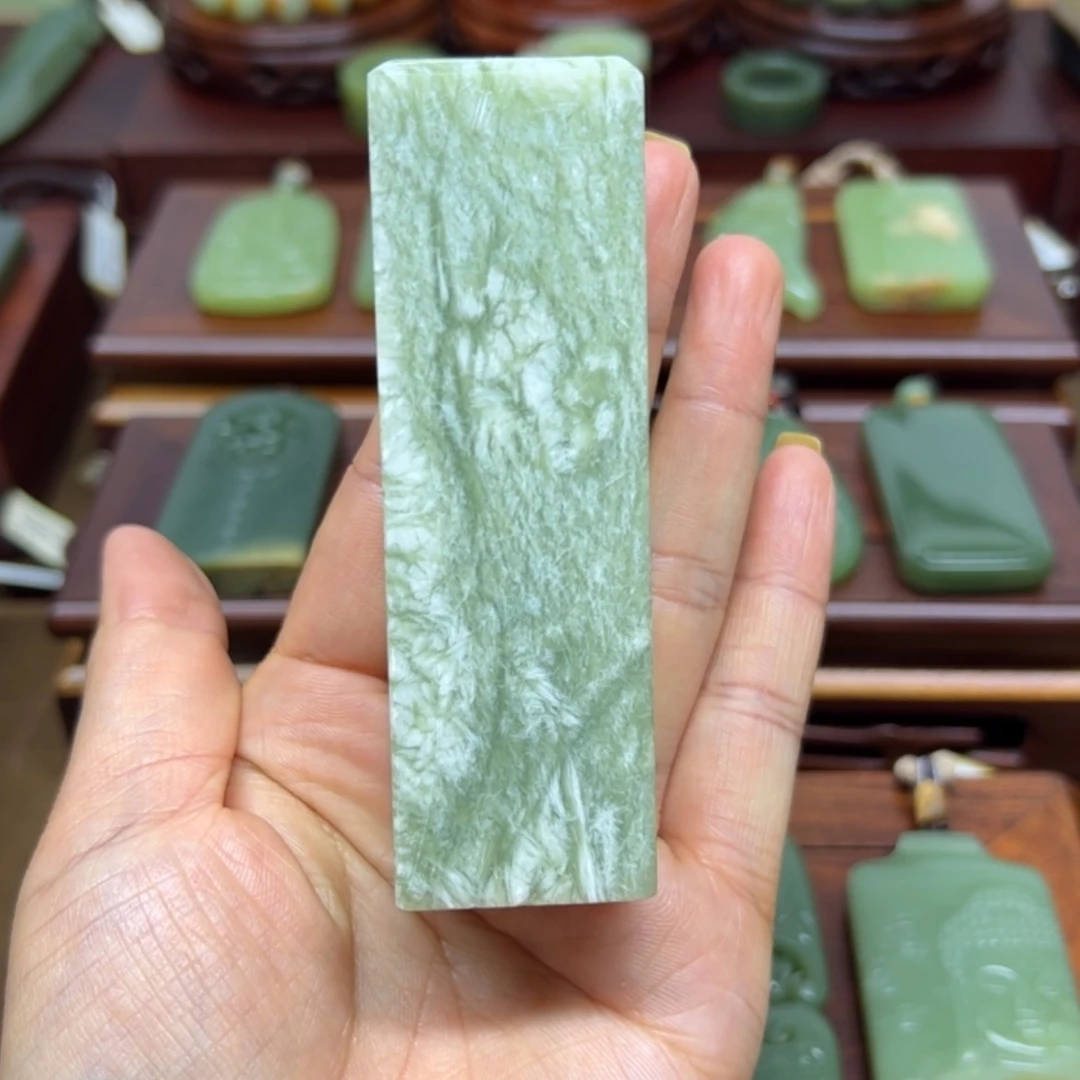 【闪购商品】蛇纹石玉未镶嵌印章