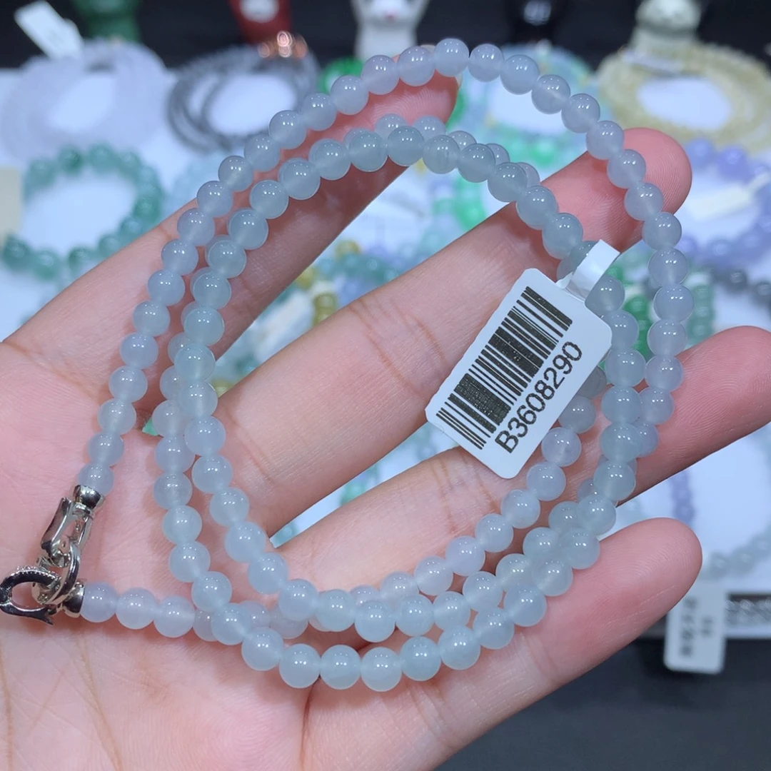 翡翠未镶嵌手串天然
