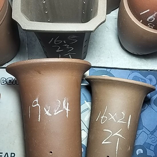 兰花盆两个紫砂花盆