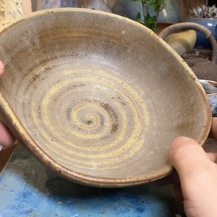 盘手工高温原矿窑变