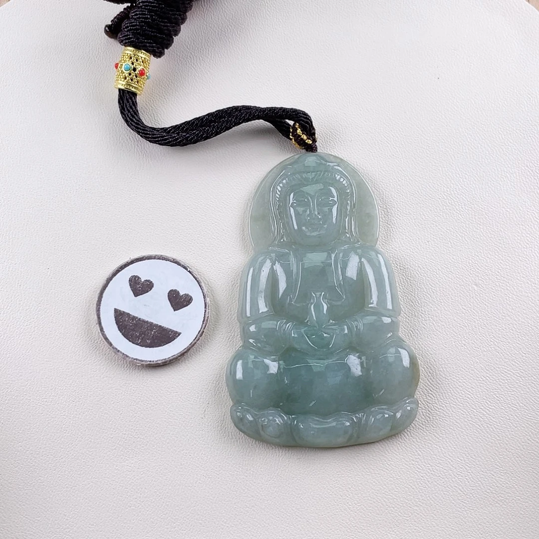 翡翠未镶嵌颈饰Y5A078-3