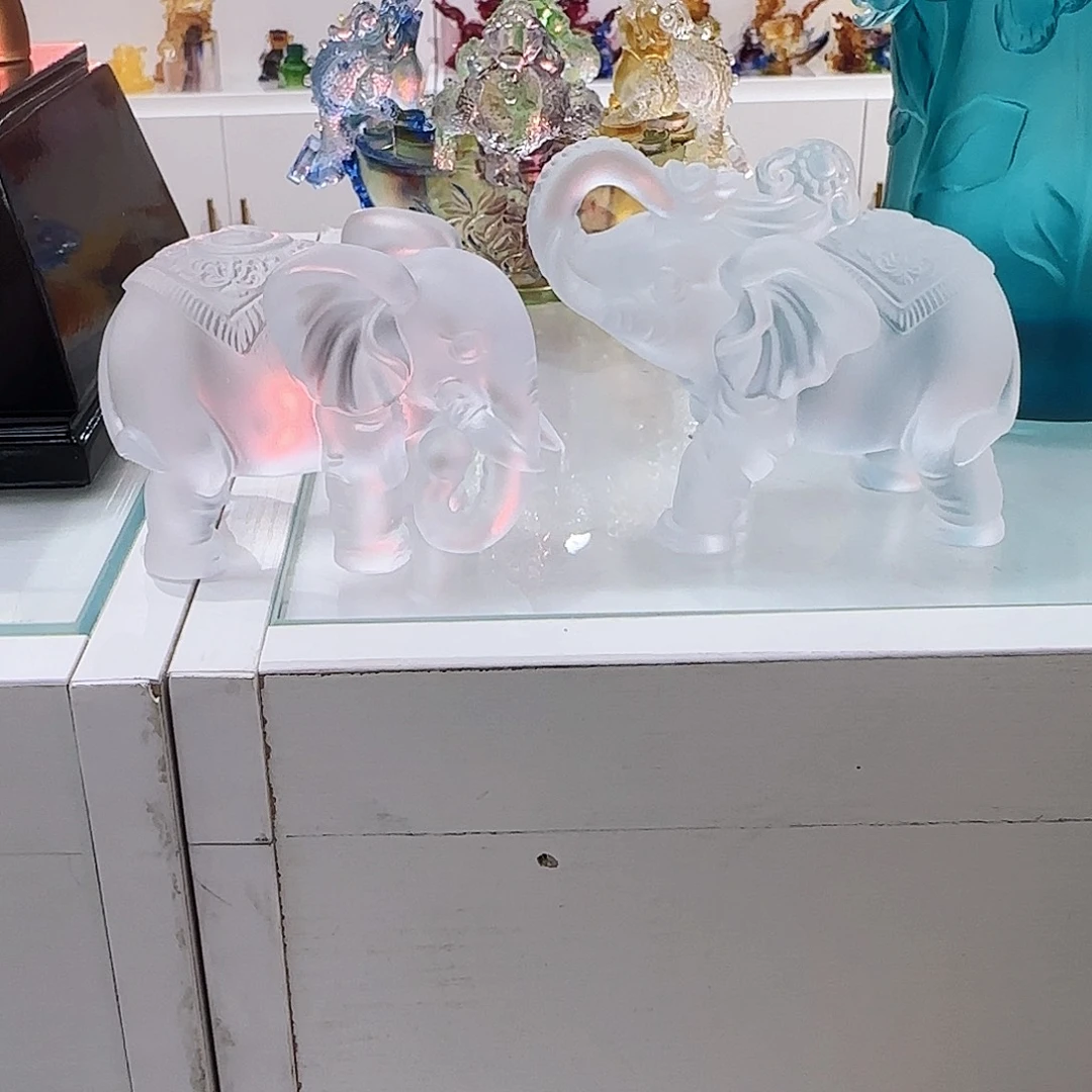 手工艺品琉璃小象
