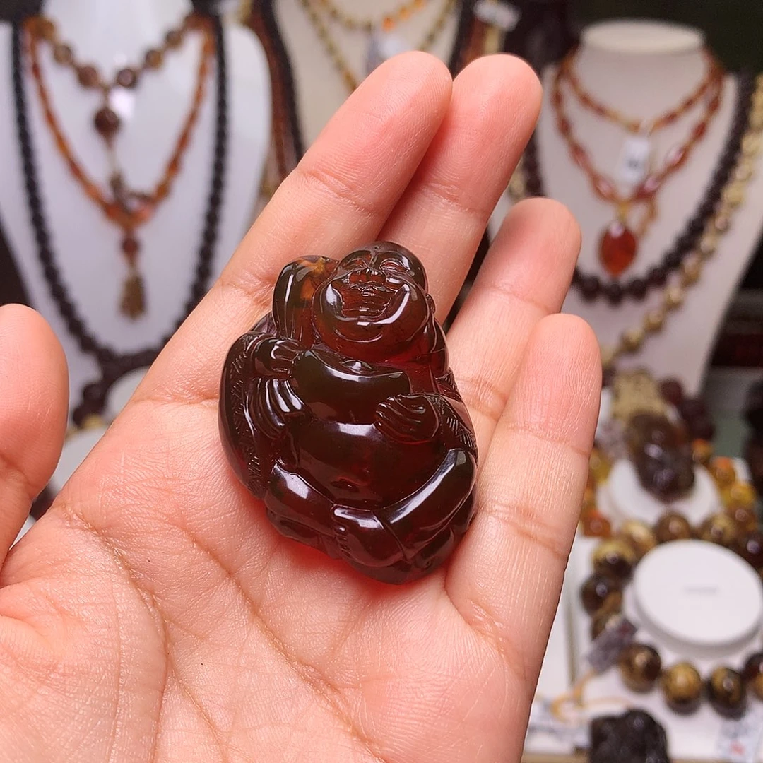 利***琥珀未镶嵌裸石抚顺琥珀