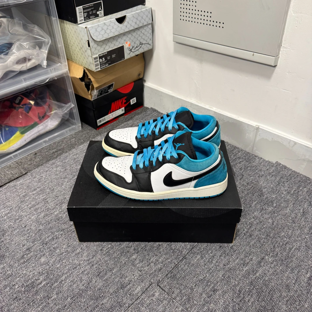 90新 MM6 42码 aj1 小闪电low 无原盒 鞋帮修复