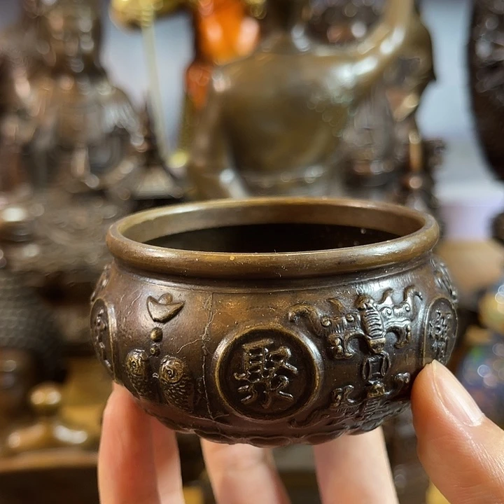 黄铜案台摆件物品摆件