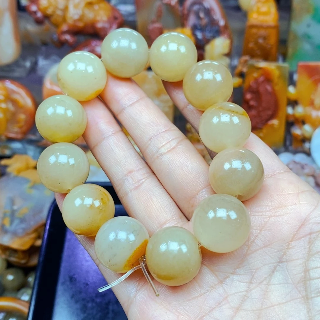 石英质玉（黄龙玉）未镶嵌吊坠(不含链)