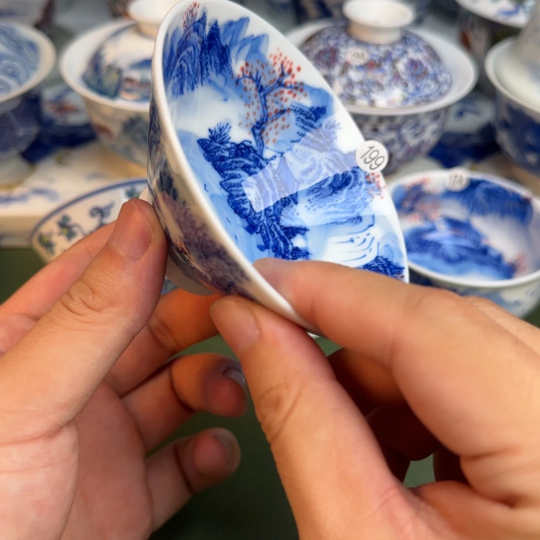 彦祖纯手工手绘茶具199