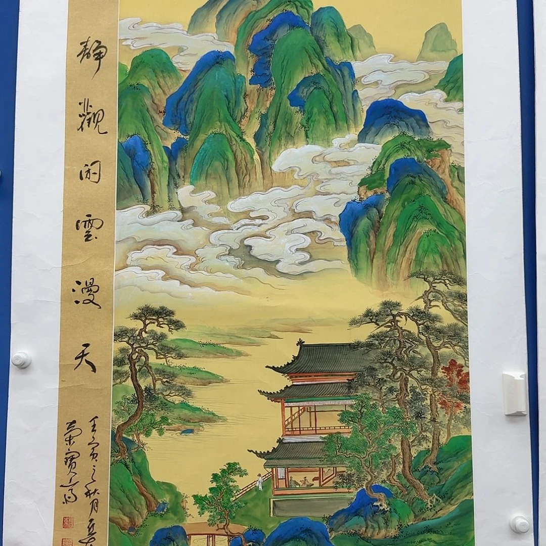 国画多次参加国内外大型