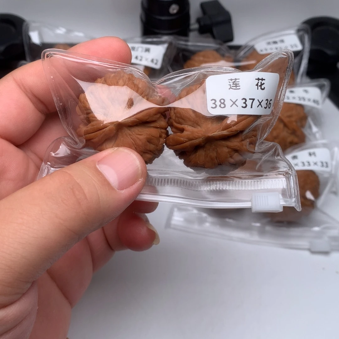 吊坠文玩核桃莲花