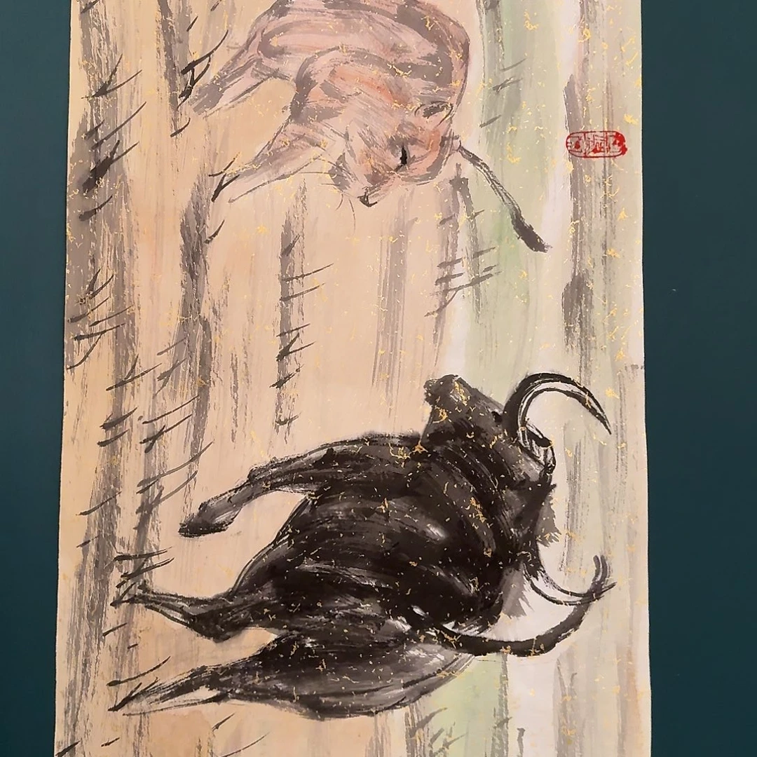 国画王老师作品画作