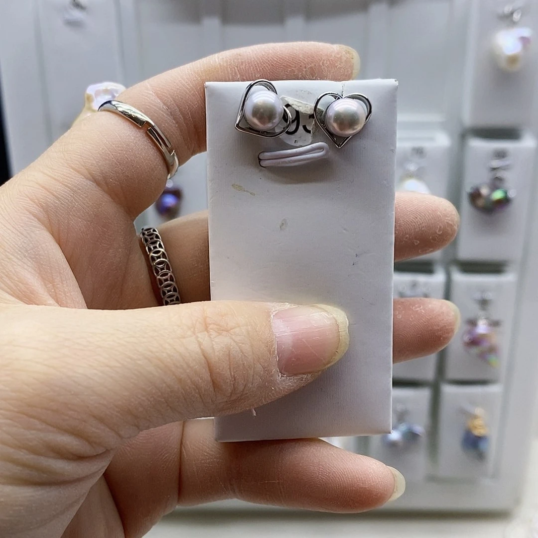 颈饰合金淡水珍珠