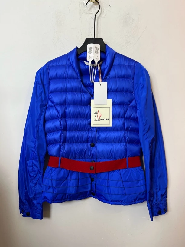 99新 蒙口 蓝色羽绒服