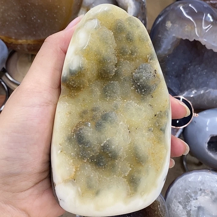 紫晶珠宝半成品未镶嵌