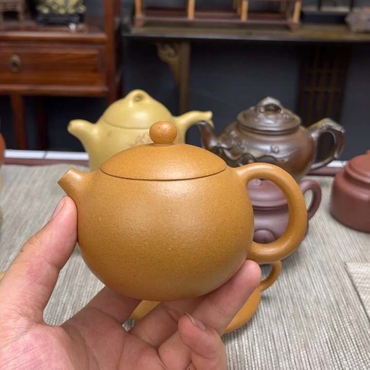 段泥茶壶容量220毫升