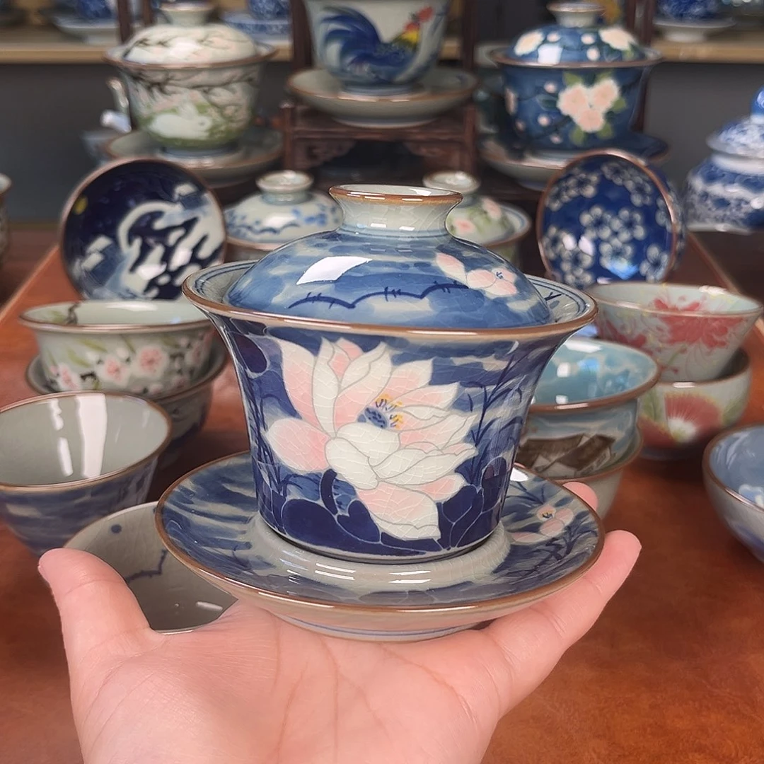 杯盖碗景德镇陶瓷