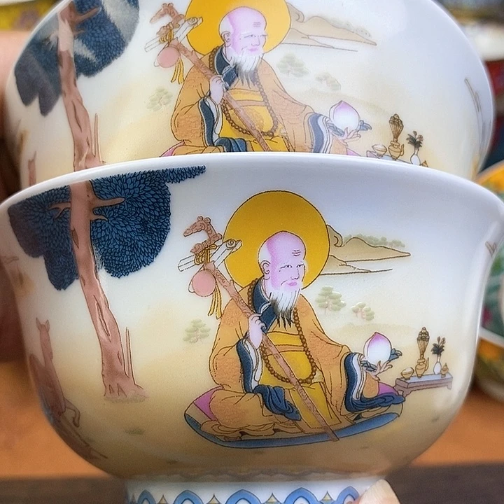 景德镇陶瓷藏式茶碗