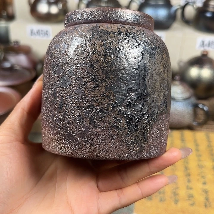 人***空云南建水紫陶古法柴烧壶