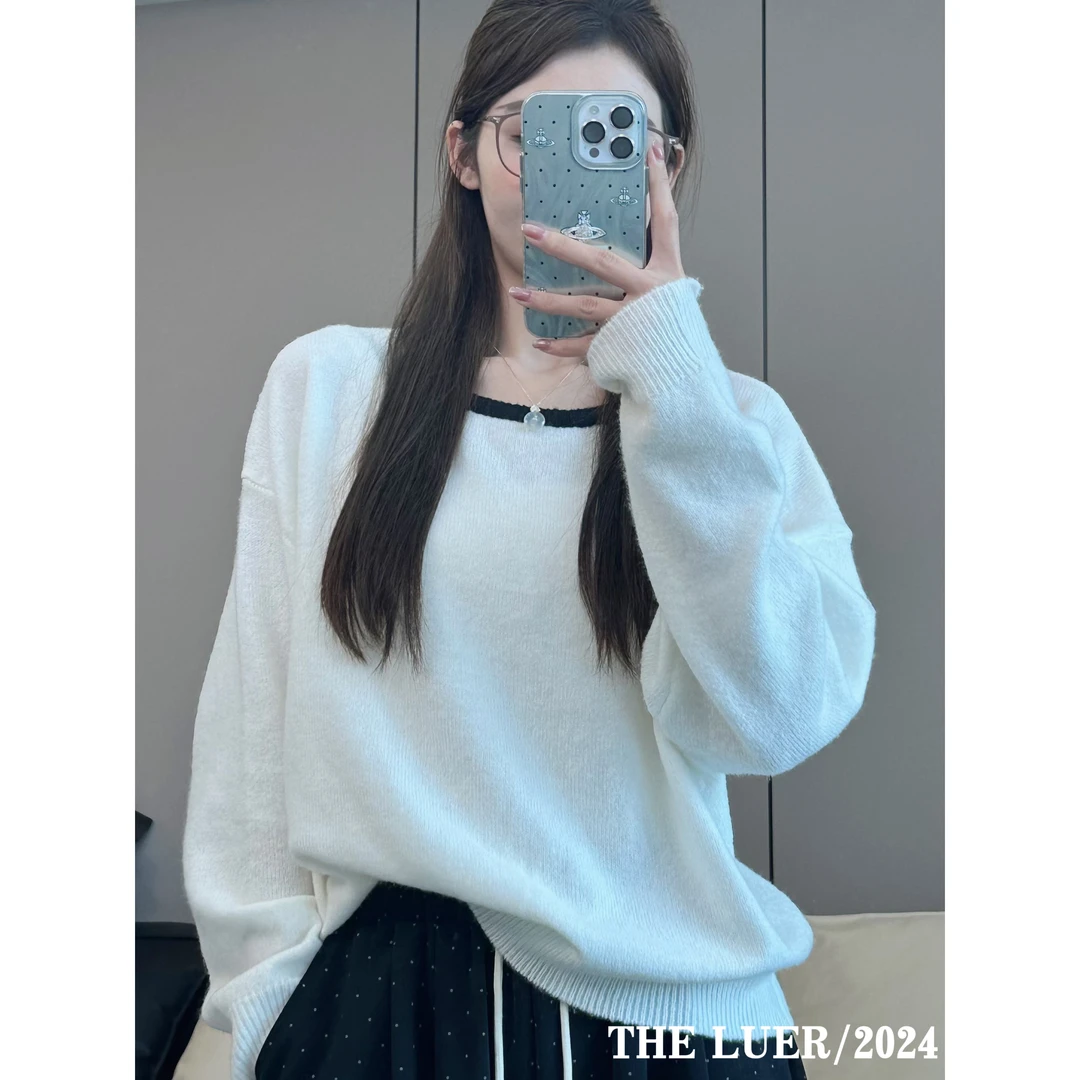 【LUER】白开水~时尚百搭长袖针织T恤910