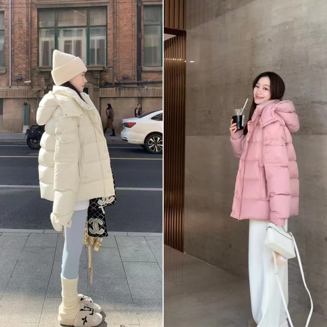 “70款哑光羽绒服”男女款羽绒外套25新货