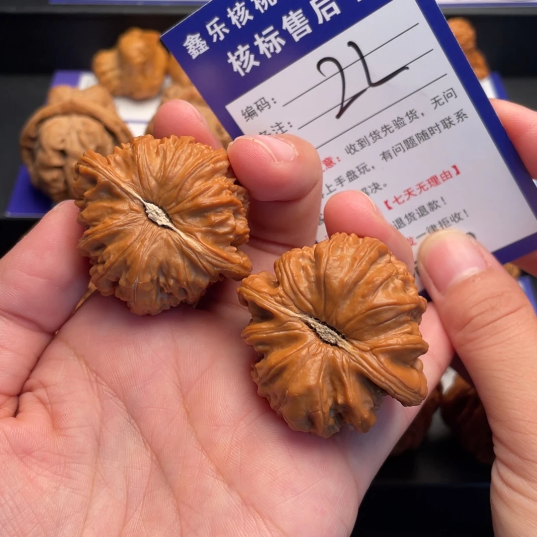 把件文玩核桃白狮子全品42