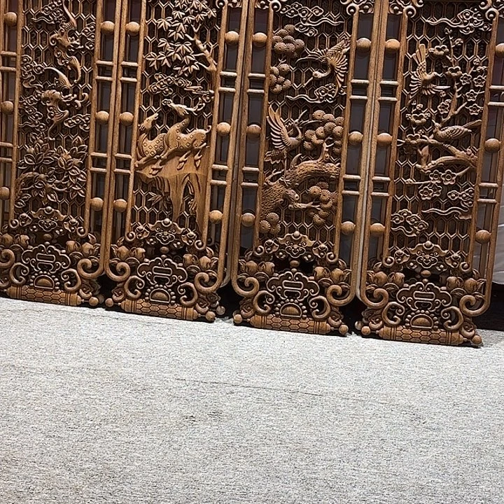 S***昀麻仿古木雕装饰品牌